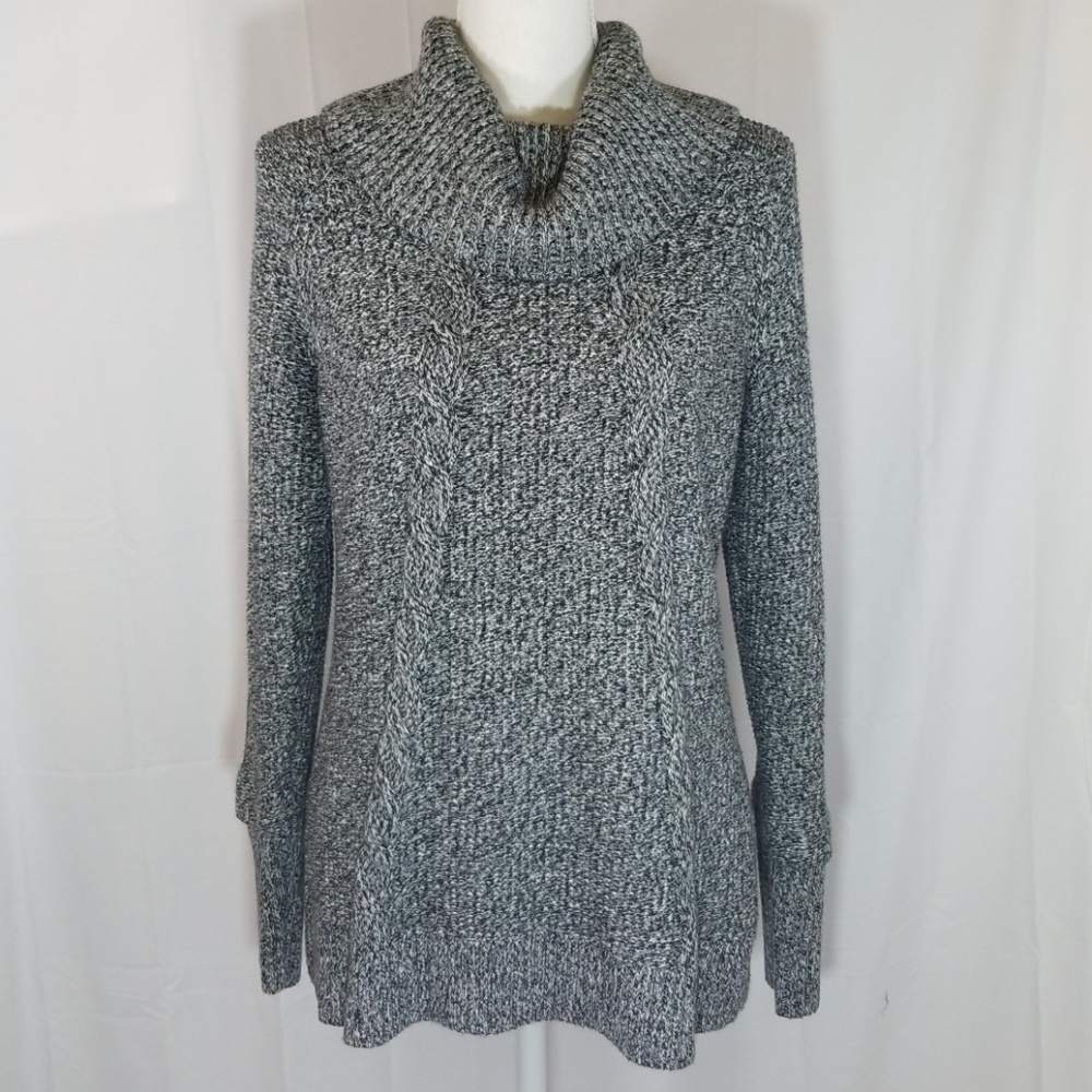Calvin Klein thick cable knit cowl neck sweater